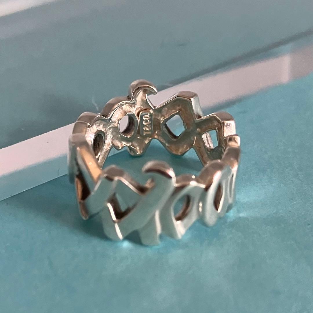 TIFFANY＆Co ティファニー パロマピカソ ラブ＆キス リング 約11号