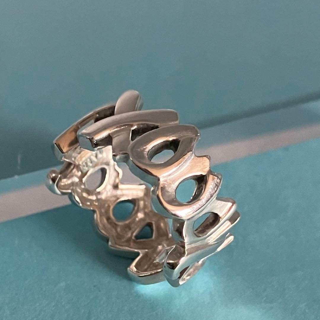 TIFFANY＆Co ティファニー パロマピカソ ラブ＆キス リング 約11号