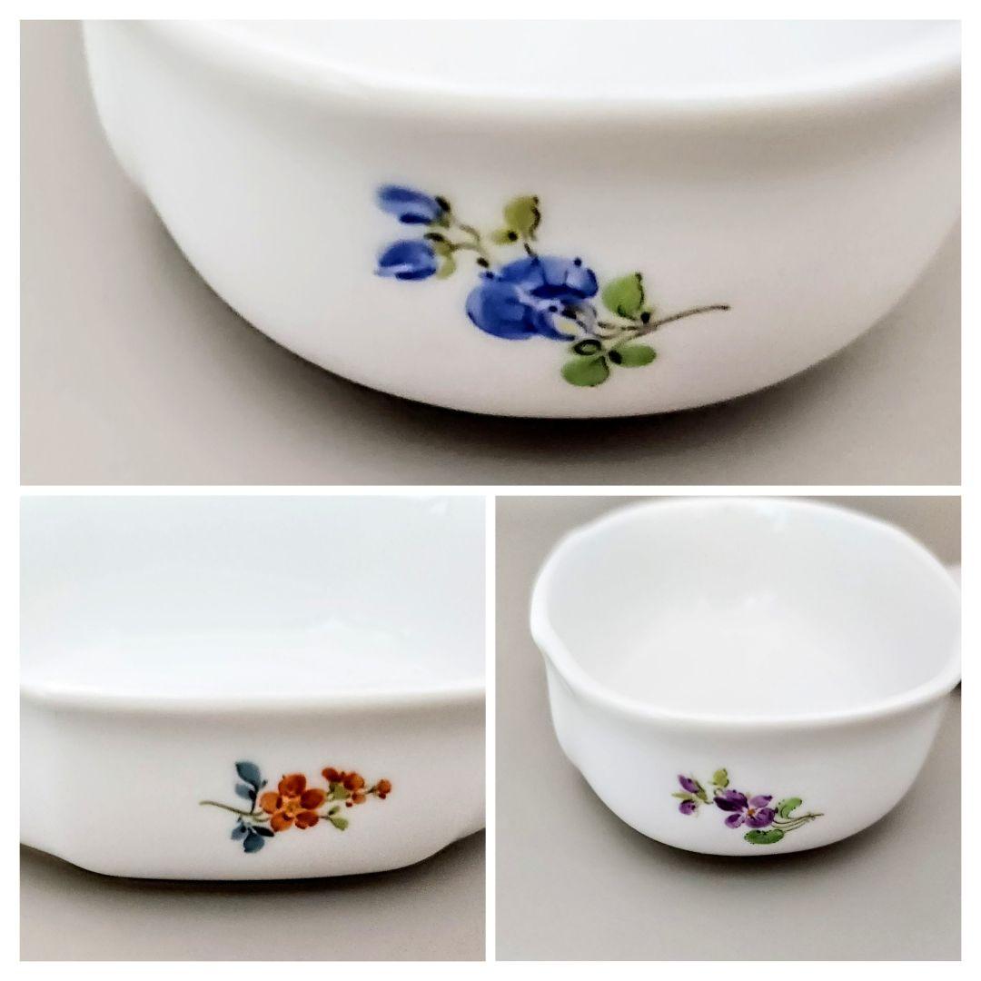 きなマイセンMeissen【美品】《散らし小花　小物入れ》
