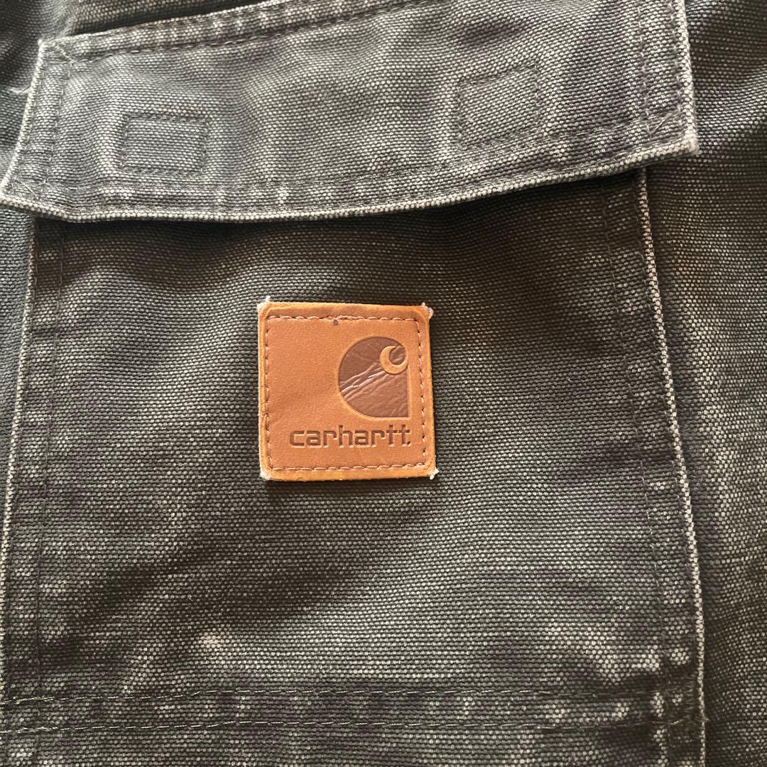Carhartt MOSグリーン コットンジャケット X-Large