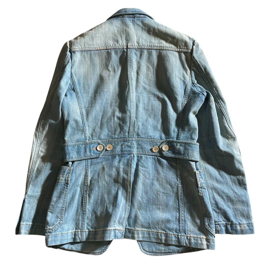 希少】GUCCI トムフォード期 デニムテーラードジャケット 50 192VF0