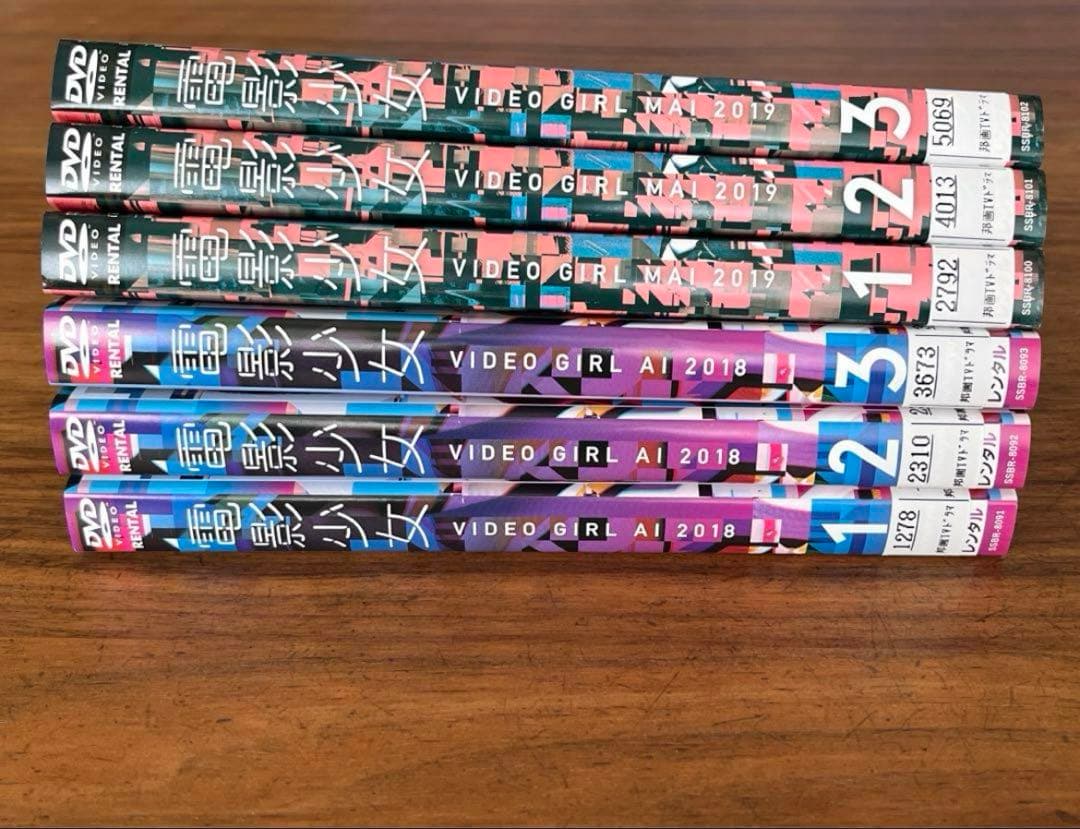 電影少女VIDEO GIRL AI 2018＋MAI 2019 DVD 全巻