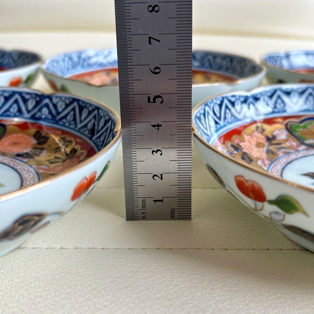 有田焼　賞美堂　其泉窯　極錦金彩古伊万里様式　銘々皿揃　５枚セット　金襴手　取皿