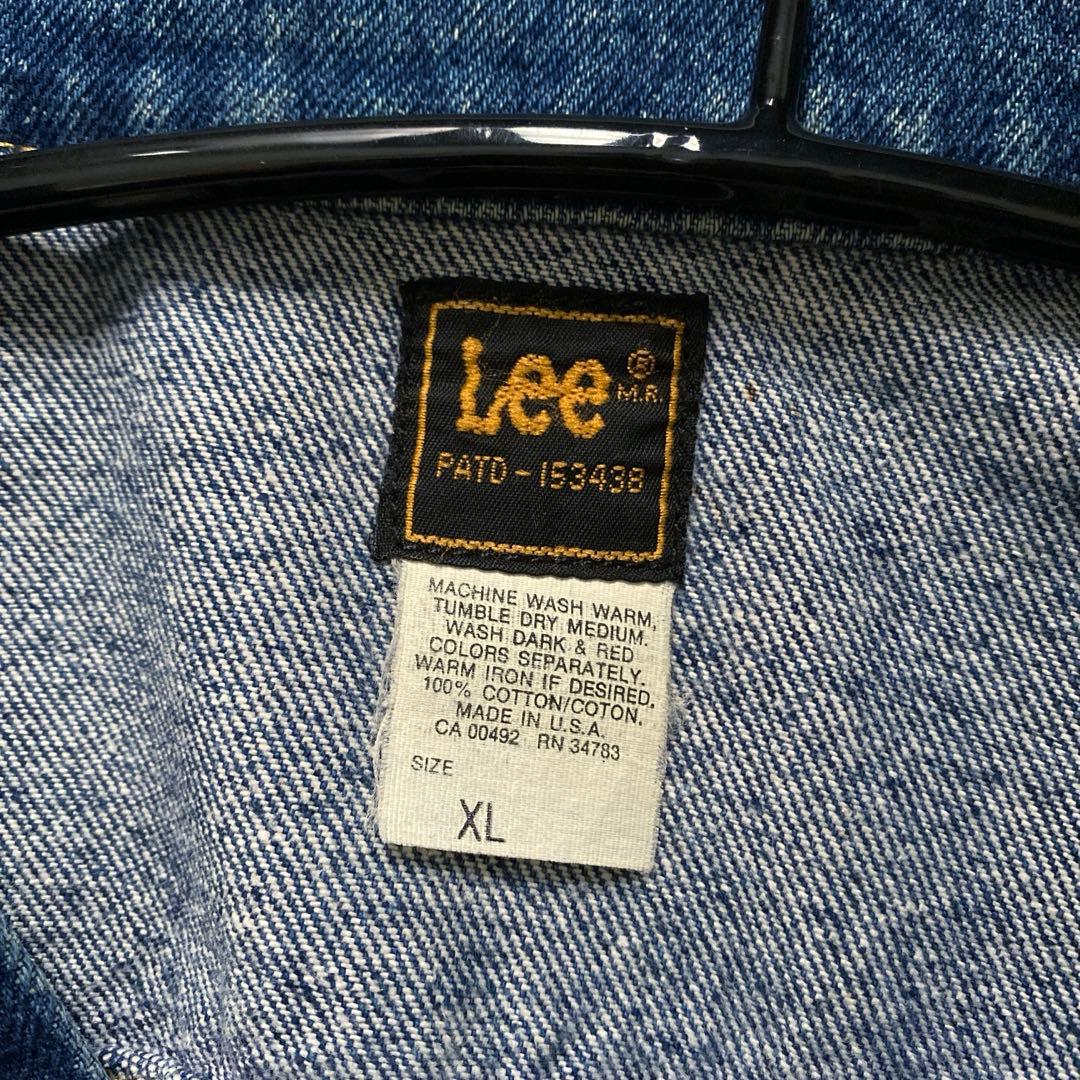80's ヴィンテージ Lee 220J デニムジャケット USA製 XL