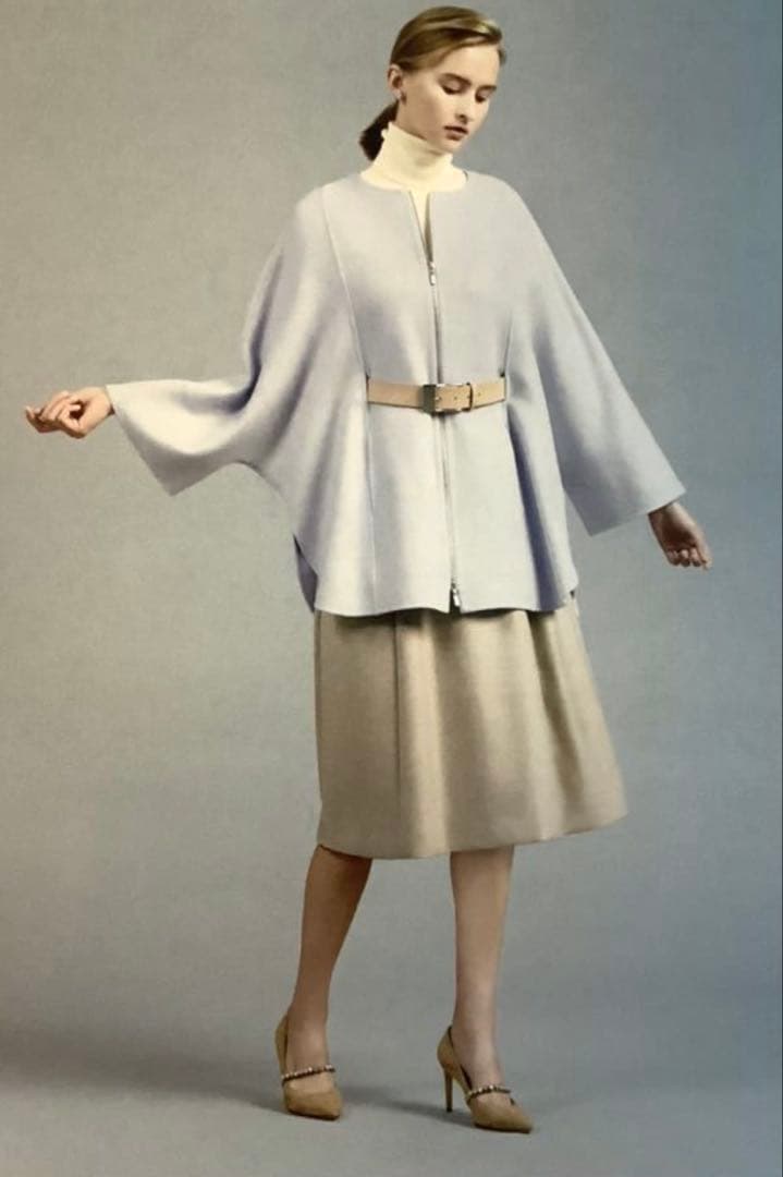 FOXEY Lady カシミヤベルト付きポンチョF SIZE 新品同様　rene