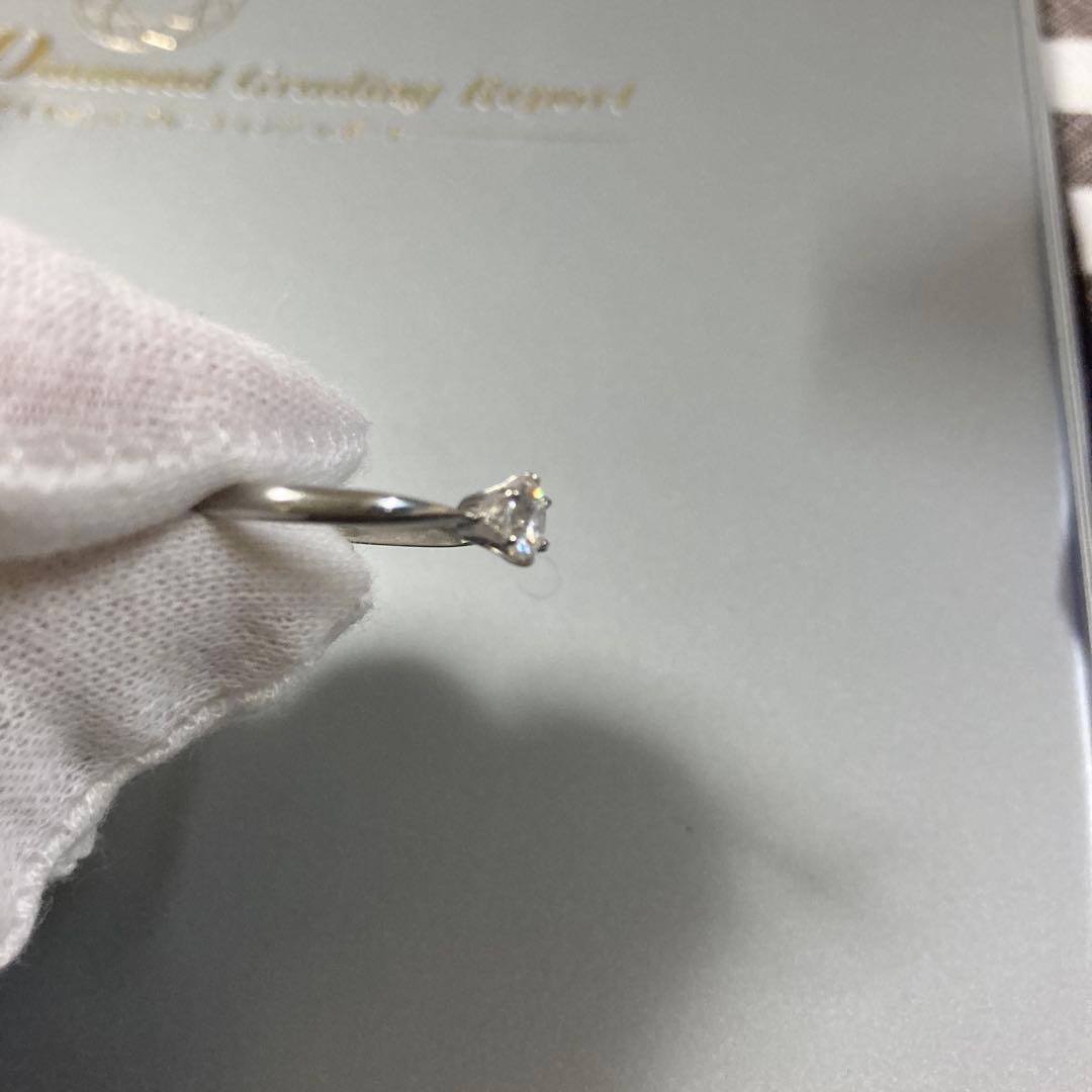 H*♪様 最高級Dカラー！中央宝石研究所鑑定書付 0.37ct Pt900 ダイ