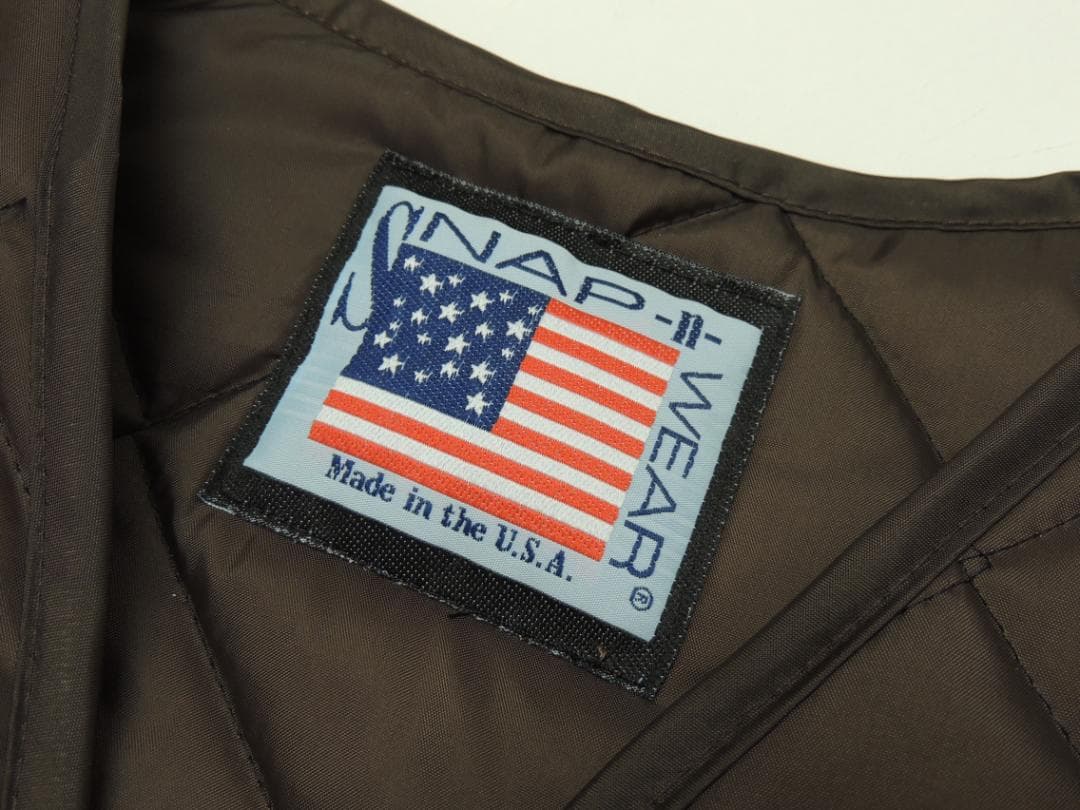 新品 Mサイズ SNAP'N'WEAR QUILTED NYLON VEST