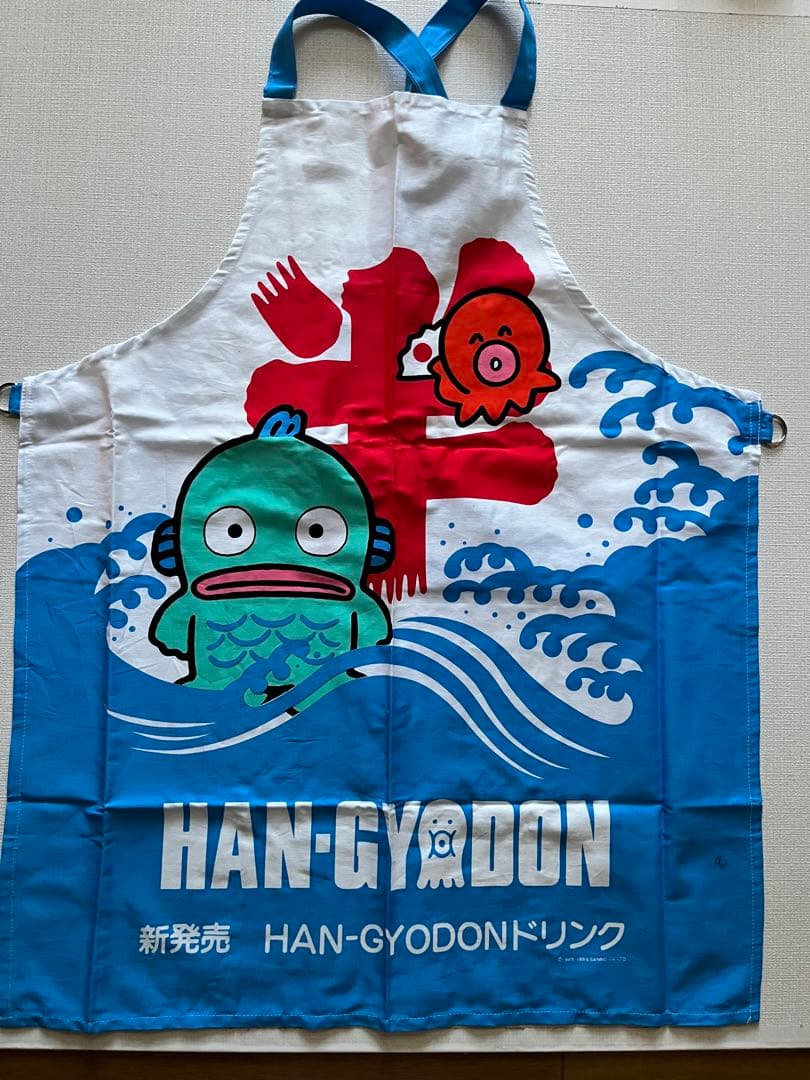 激レア　昭和レトロ　ハンギョドン　エプロン 1986年