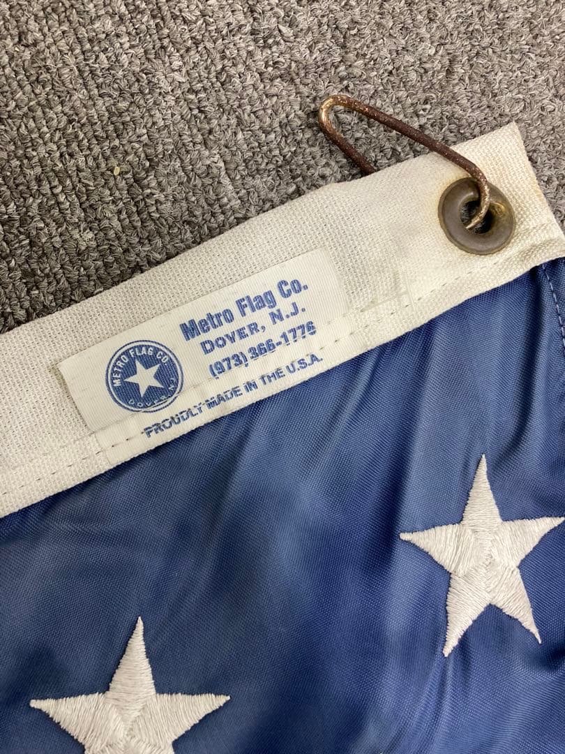 アンティーク　アメリカンフラッグ　Metro Flag MADE IN USA