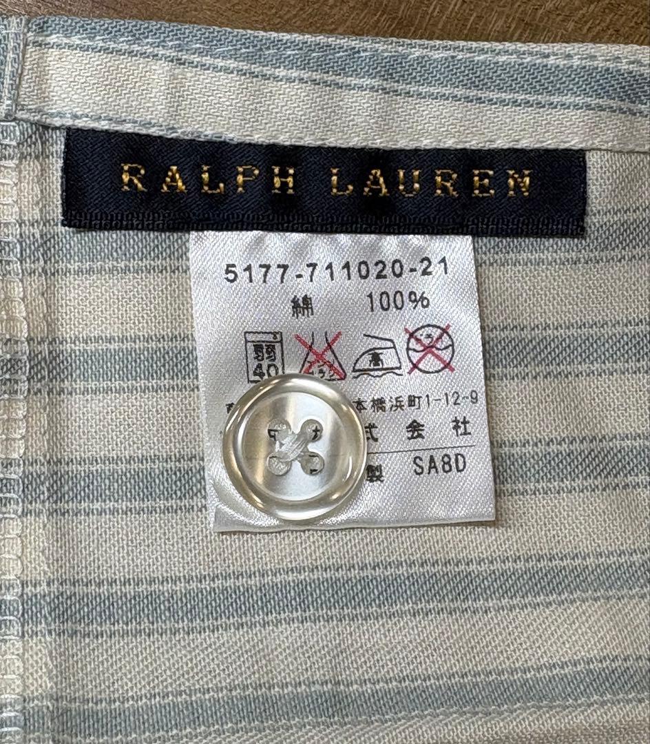 【未使用】Ralph Lauren ストライプエプロン