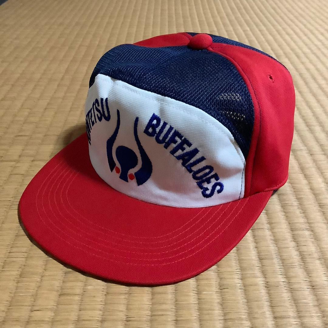 近鉄バファローズ 帽子 オリックス バッファローズ メッシュキャップ 昭和レトロ