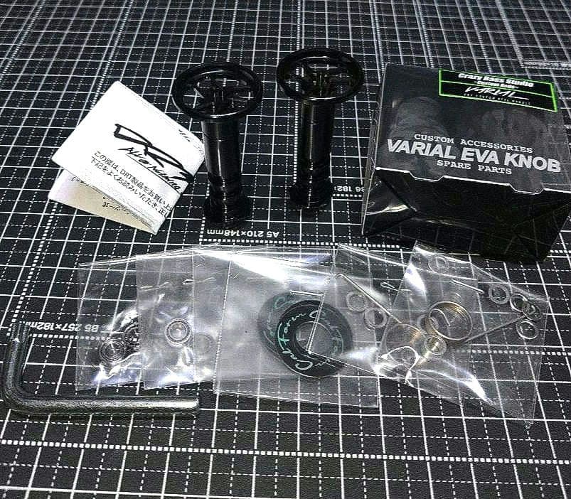 【新品同様品】　バリアルハンドル　カルフォームノブ　ブラック　CBSファットノブ