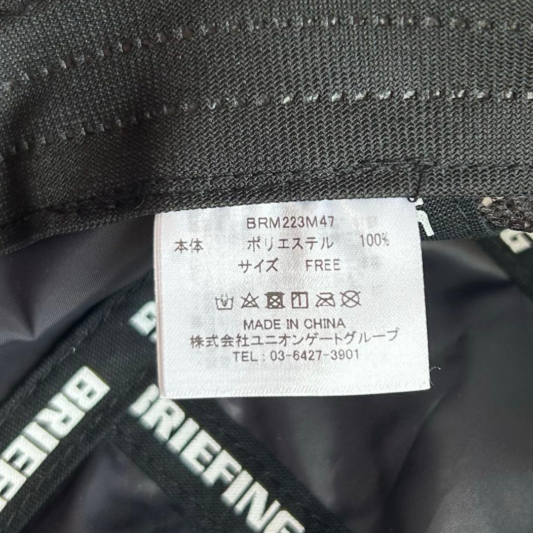 【新品タグ付き】ブリーフィング BRIEFING ゴルフ帽子 キャップ 黒