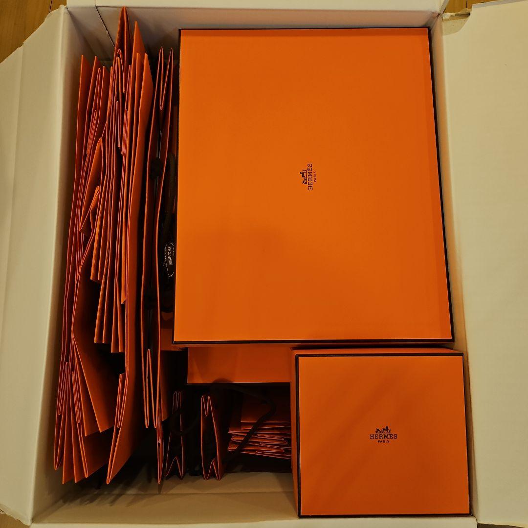 HERMES　大量オレンジボックス　ショッパー　布袋　合計40点以上まとめ売り！