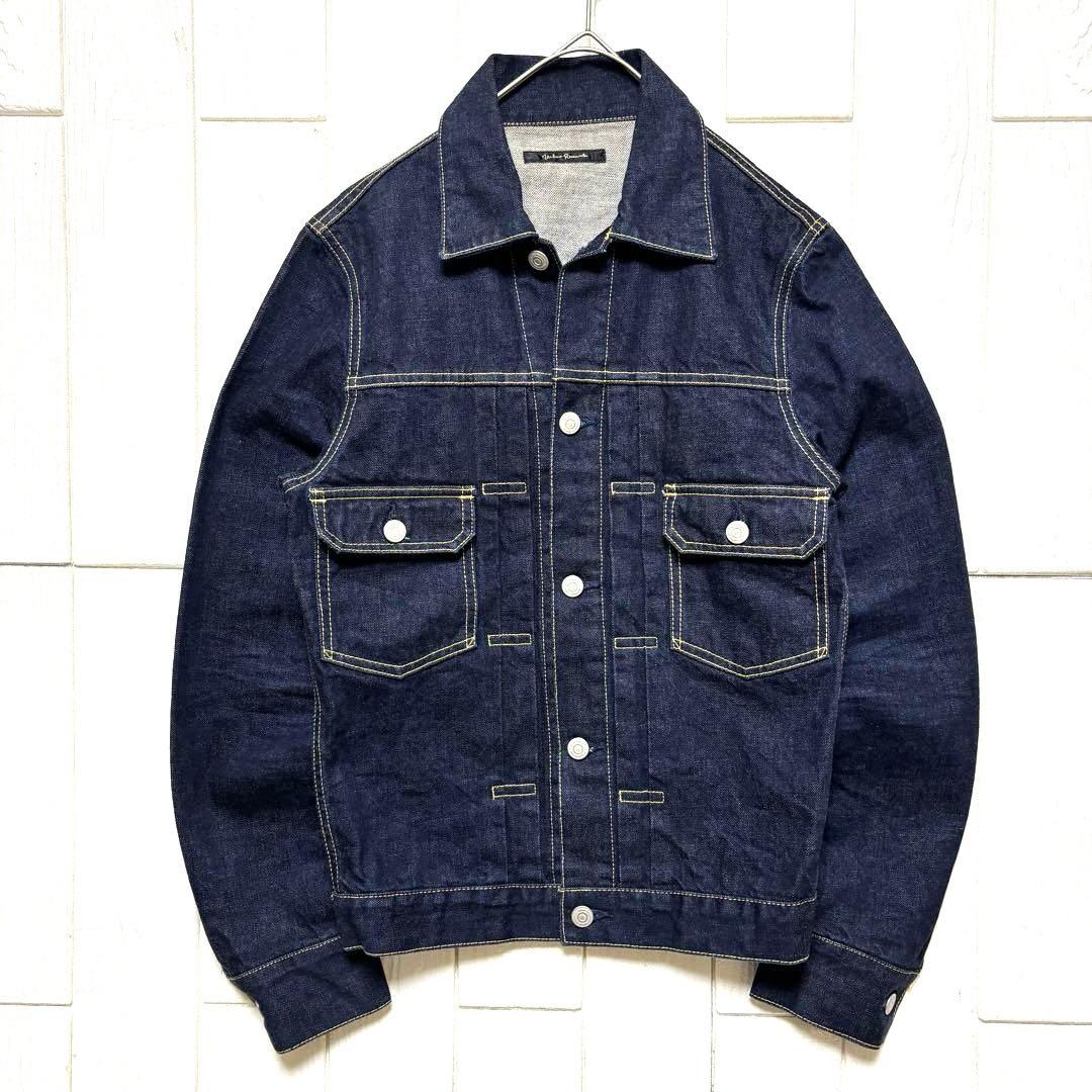 数回着用品 アーバンリサーチ 2nd タイプ 濃紺 デニムジャケット Mサイズ
