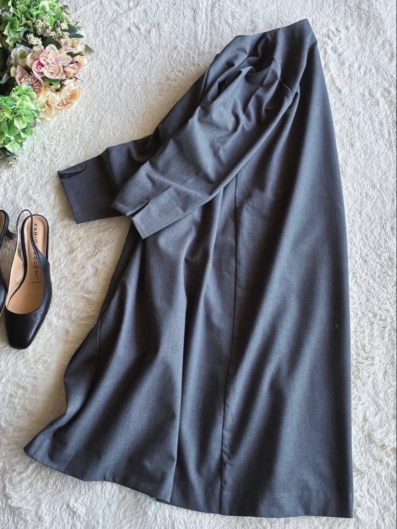 アンタイトル大きいサイズ　ゆったり春ワンピース 日本製size48 3L 極美品