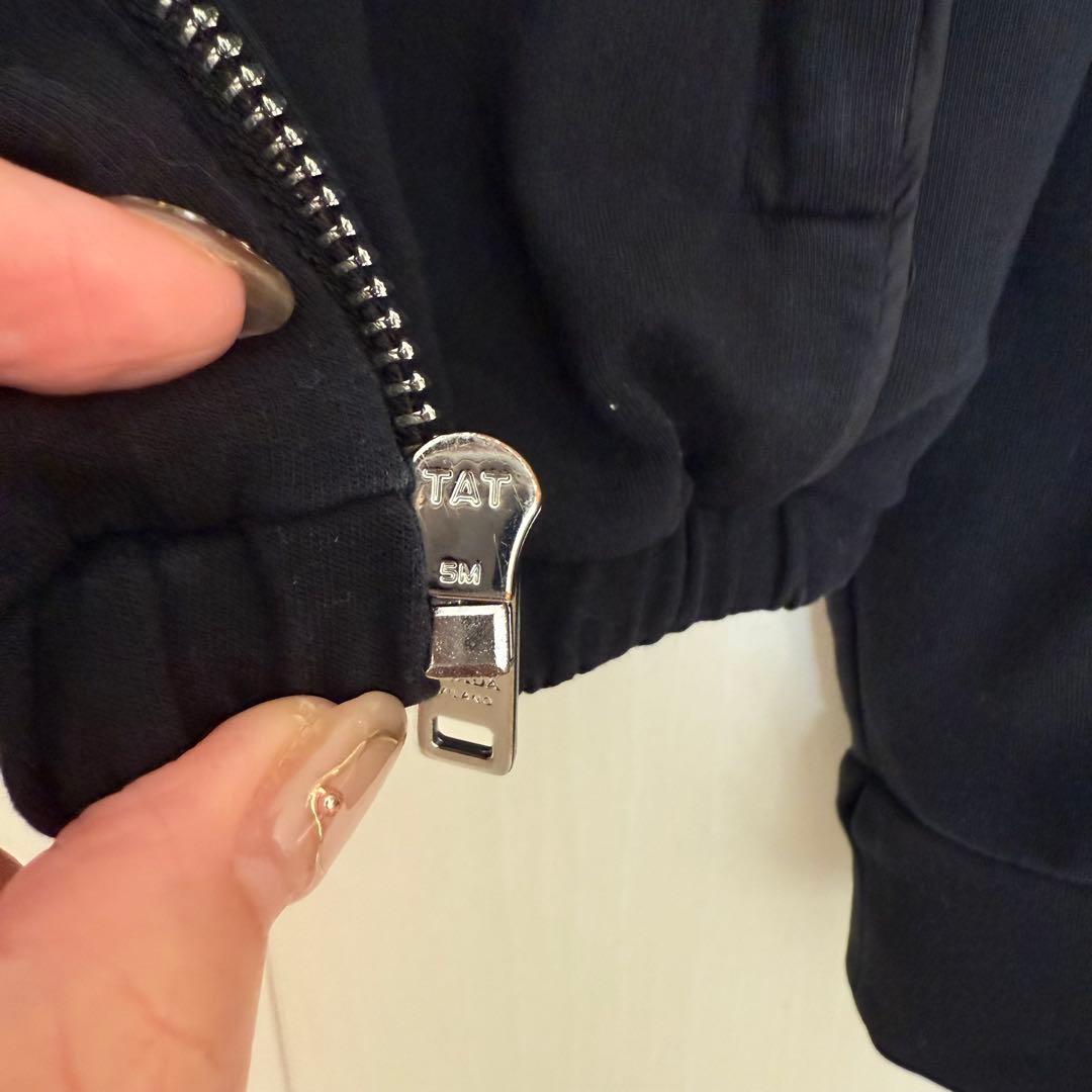PRADA SPORTS プラダ フルジップパーカー/ナイロンコンビ Mサイズ