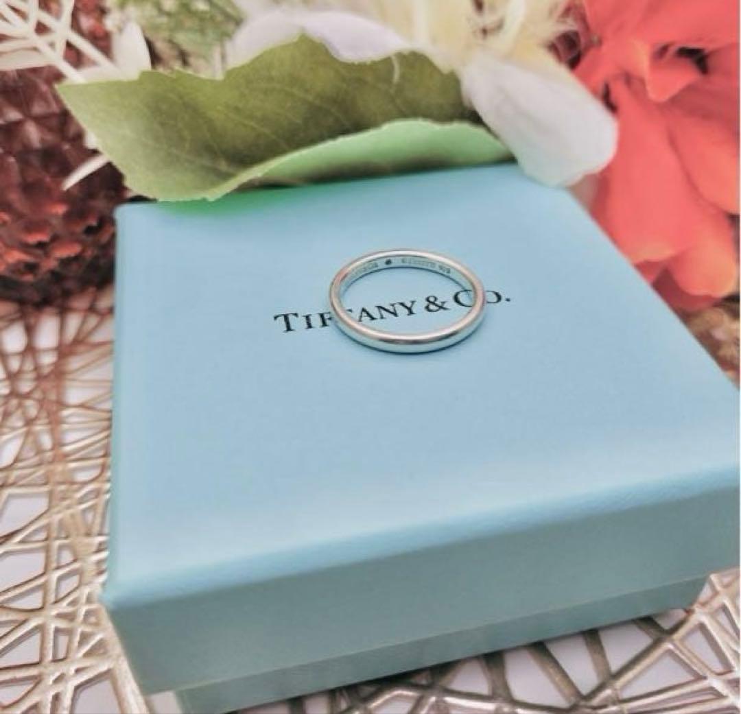 【希少】美品　Tiffany ティファニー スタッキング バンド ダイヤ　リング