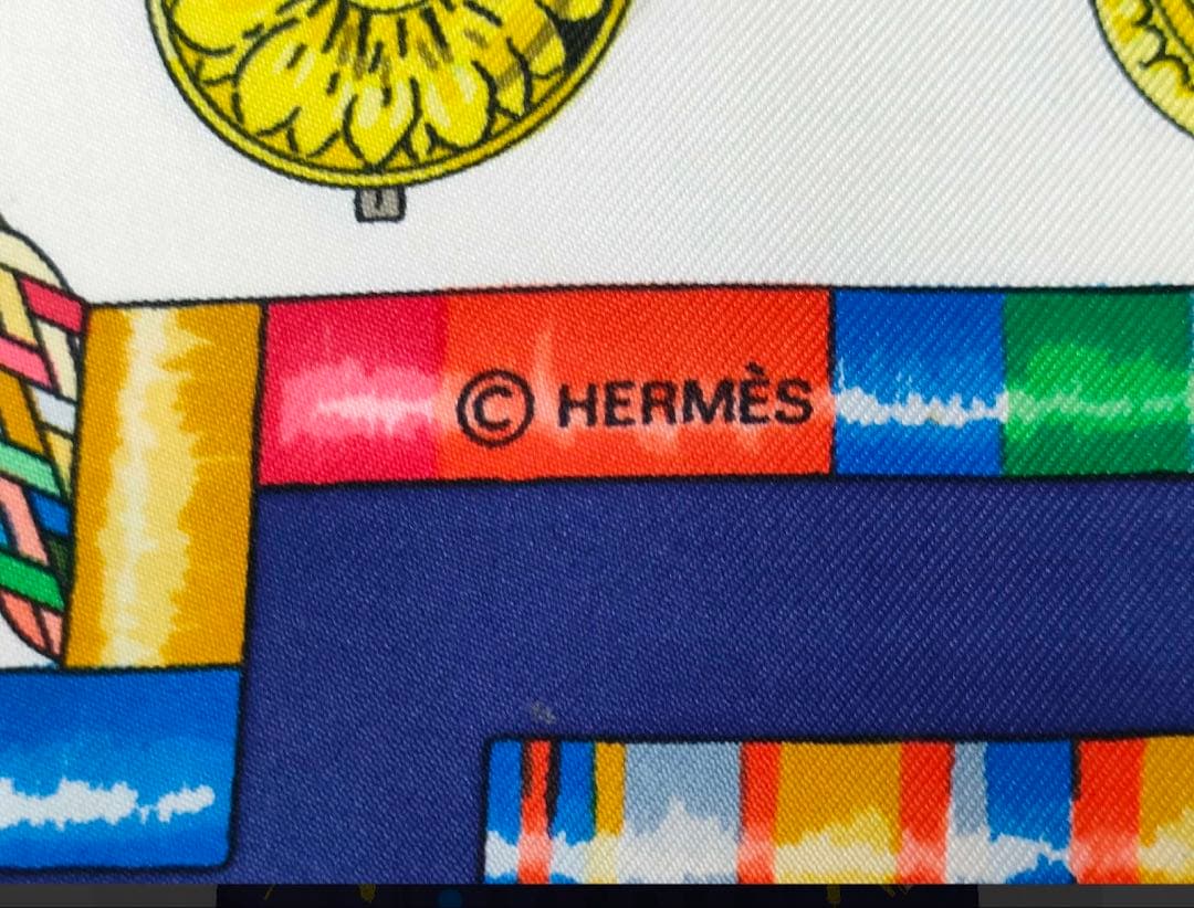 HERMES カレ カレ90 Petite main お針子さん シルクスカーフ