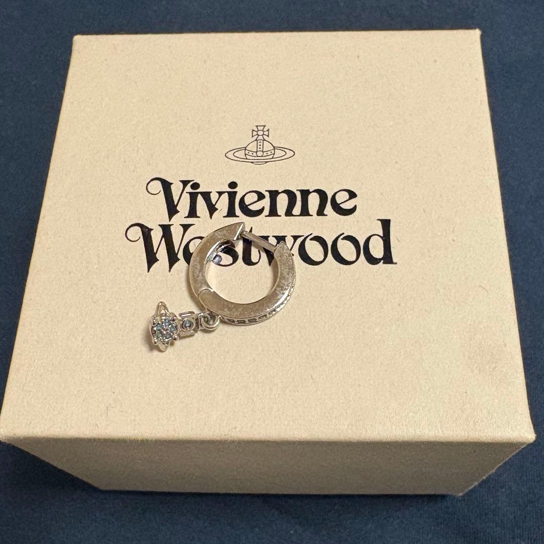 Vivienne Westwood シングルフープピアス ライトブルー