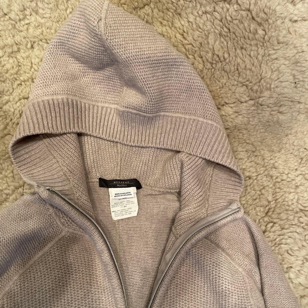 MaxMara フード付きウールパーカー