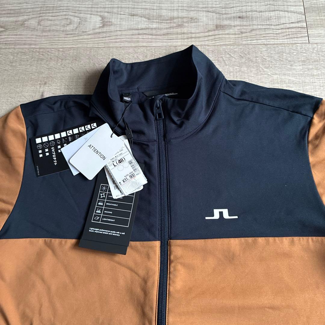 定価3.2万 未使用 jリンドバーグ banks mid ゴルフジャケット L