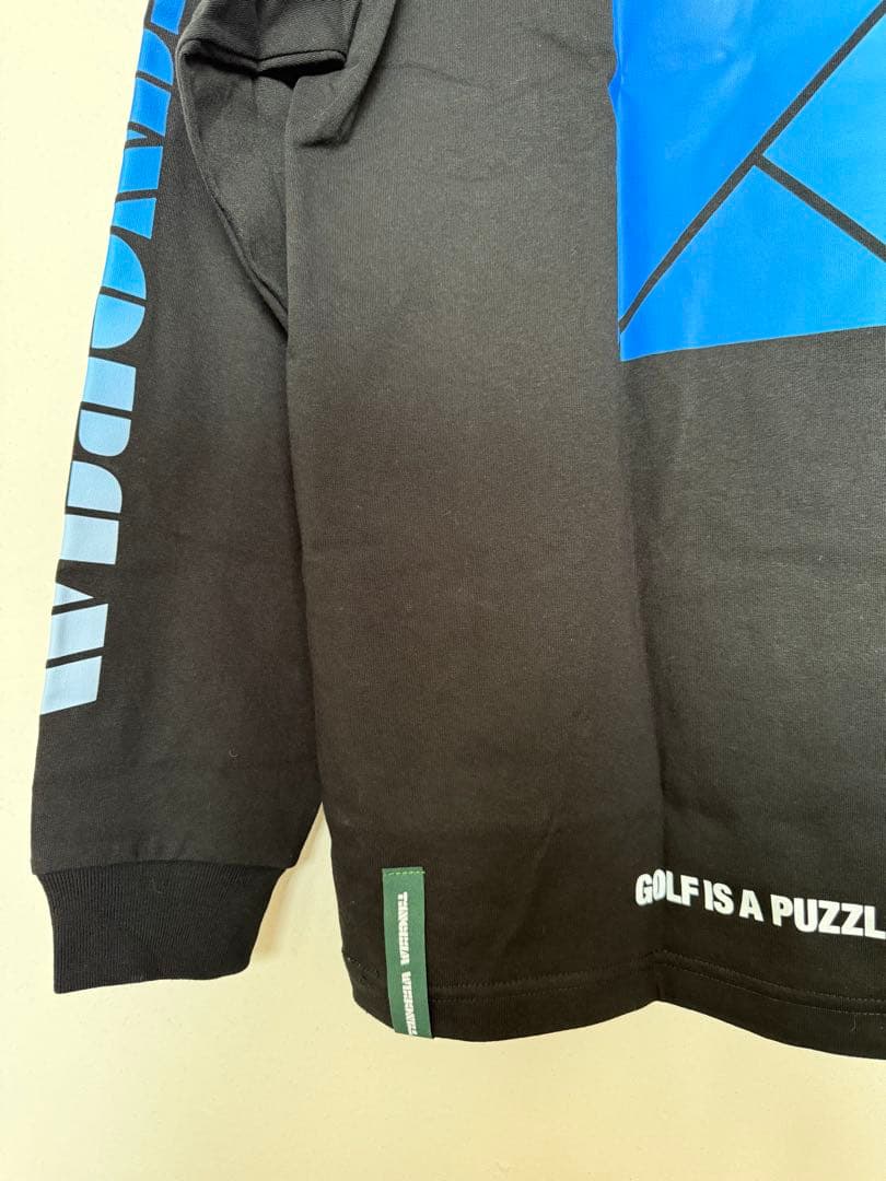 TANGRAM タングラム 長袖ロンT XXL ゴルフ ブラック 黒