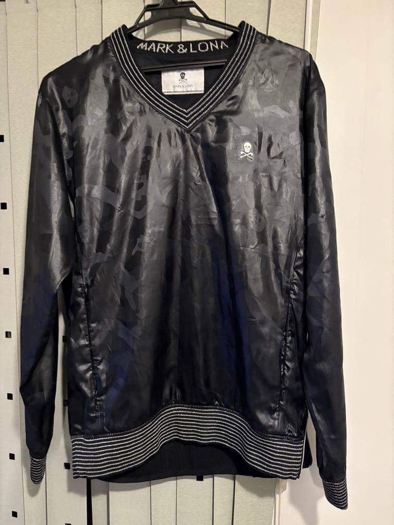 MARK & LONA ブラックレインウェア、モックシャツ、キャップ、3点セット