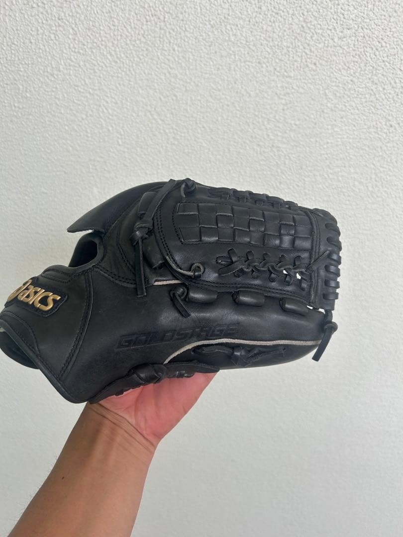 asics 野球グローブ 黒