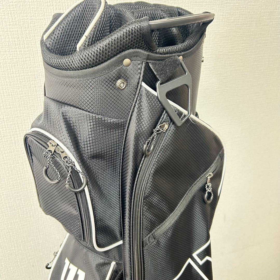 【美品】Wilson ウィルソン 14分割 9.5型 キャディバッグ ブラック