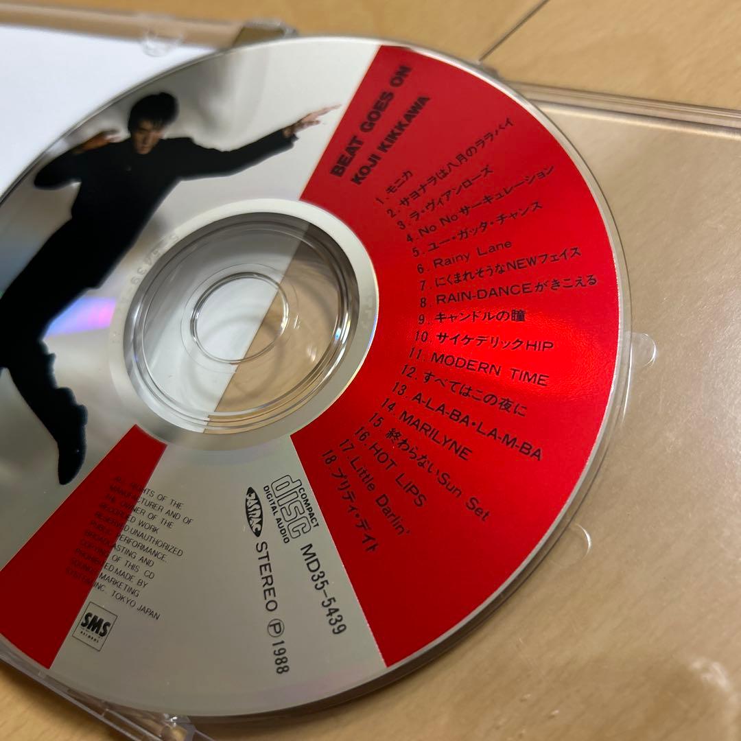 【即購入ok!!】吉川晃司『BEAT GOES ON』初回限定ピクチャーレーベル