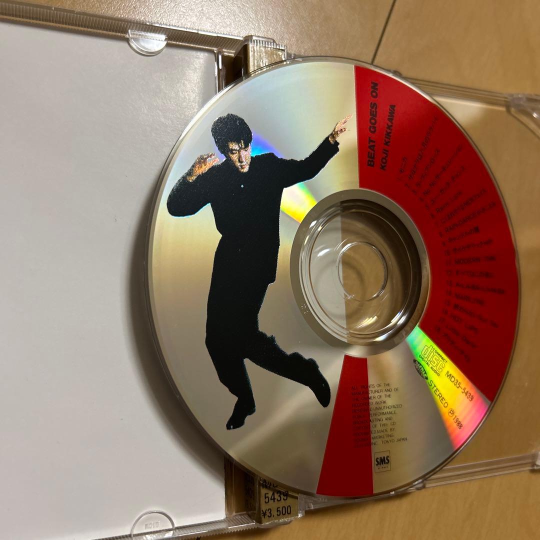 【即購入ok!!】吉川晃司『BEAT GOES ON』初回限定ピクチャーレーベル