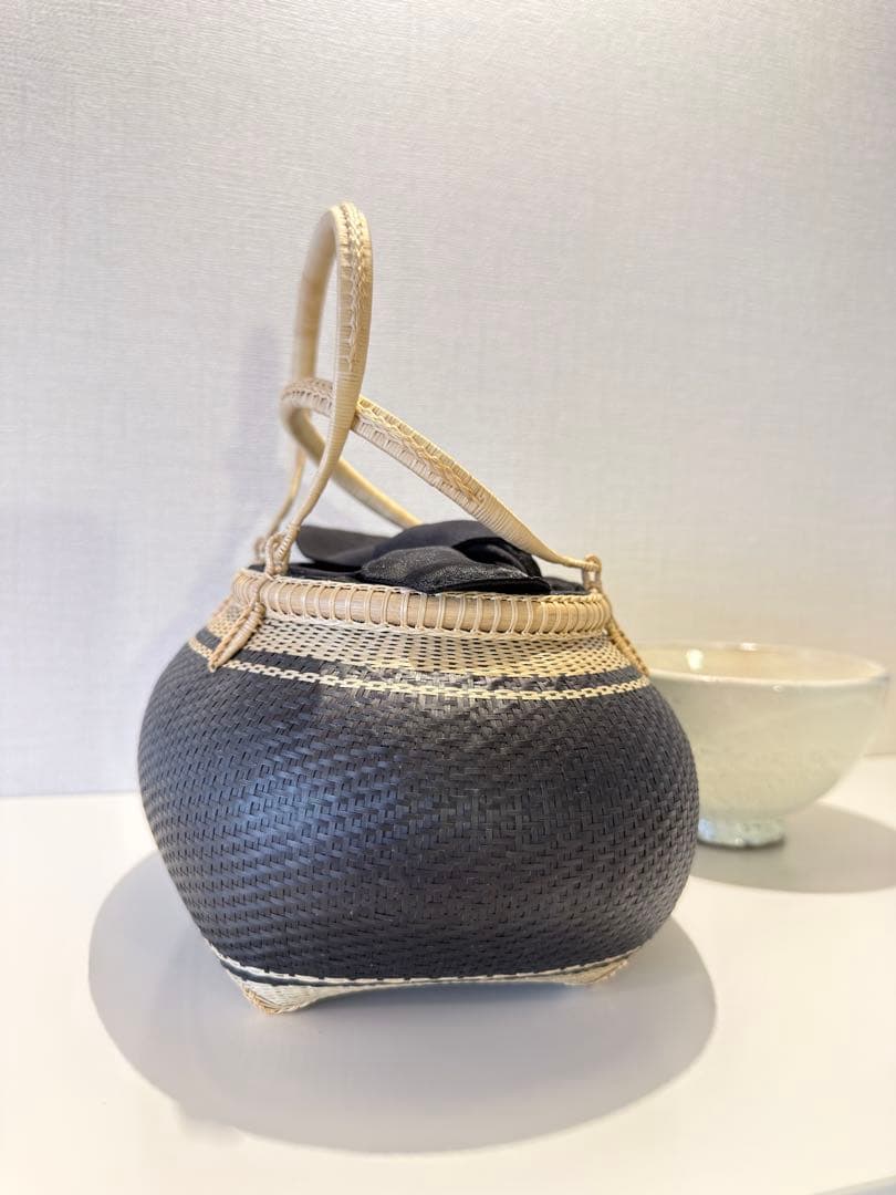 プラニー工房 茶道　着物　茶会　竹　籠バック　伝統工芸　タイ王国御用達