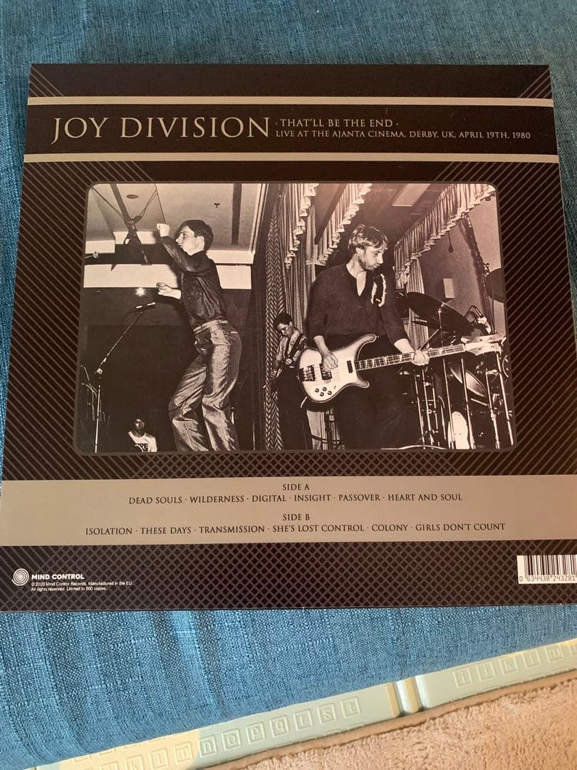 JOY DIVISION THAT'LL BE THE END レコード