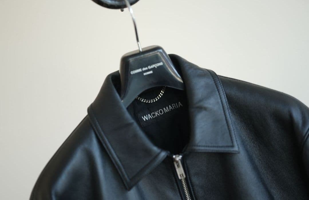 24FW 美品 定価19万 wacko maria レザー ジャケット M