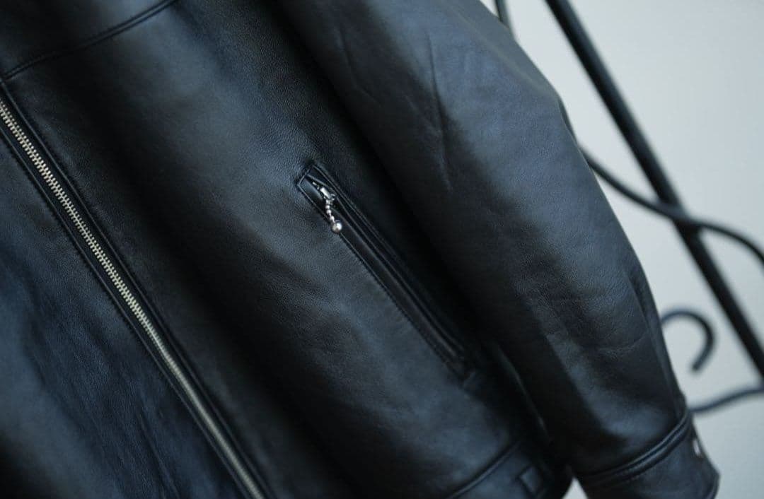24FW 美品 定価19万 wacko maria レザー ジャケット M