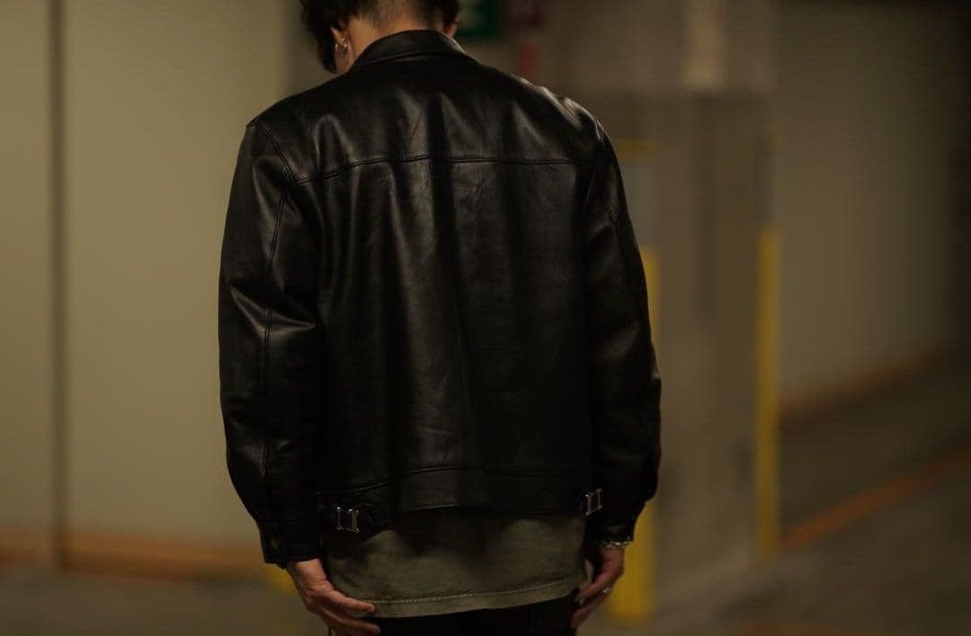 24FW 美品 定価19万 wacko maria レザー ジャケット M