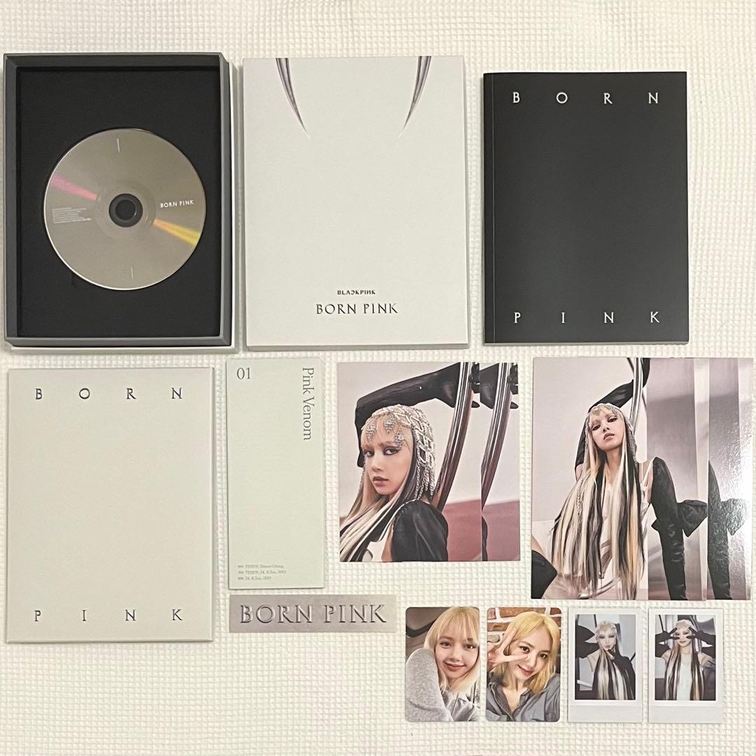 BLACKPINK リサ CD 封入 トレカ ポストカード BORN PINK