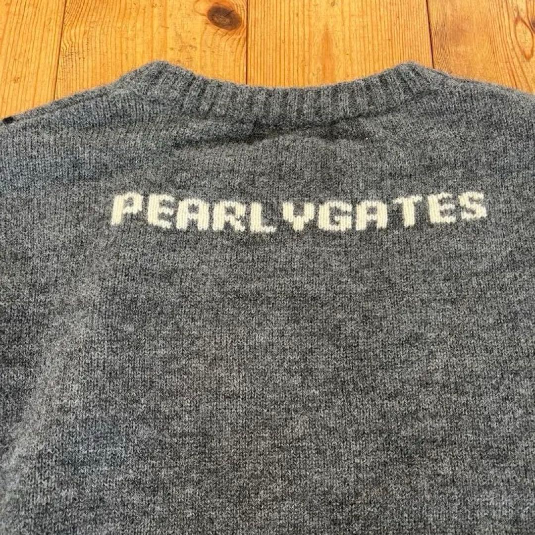 PEARLY GATES パーリーゲイツ　クルーネック　セーター