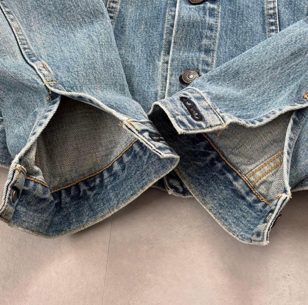 LEVI'S 71557 BIGE Gジャン 日本製 38 デニムジャケット