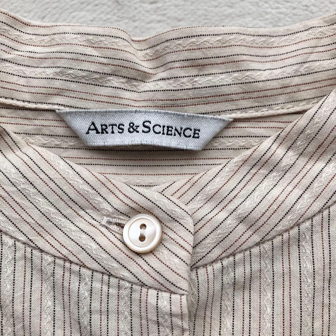 ARTS&SCIENCEアーツアンドサイエンス バンドカラーシャツ プルオーバー