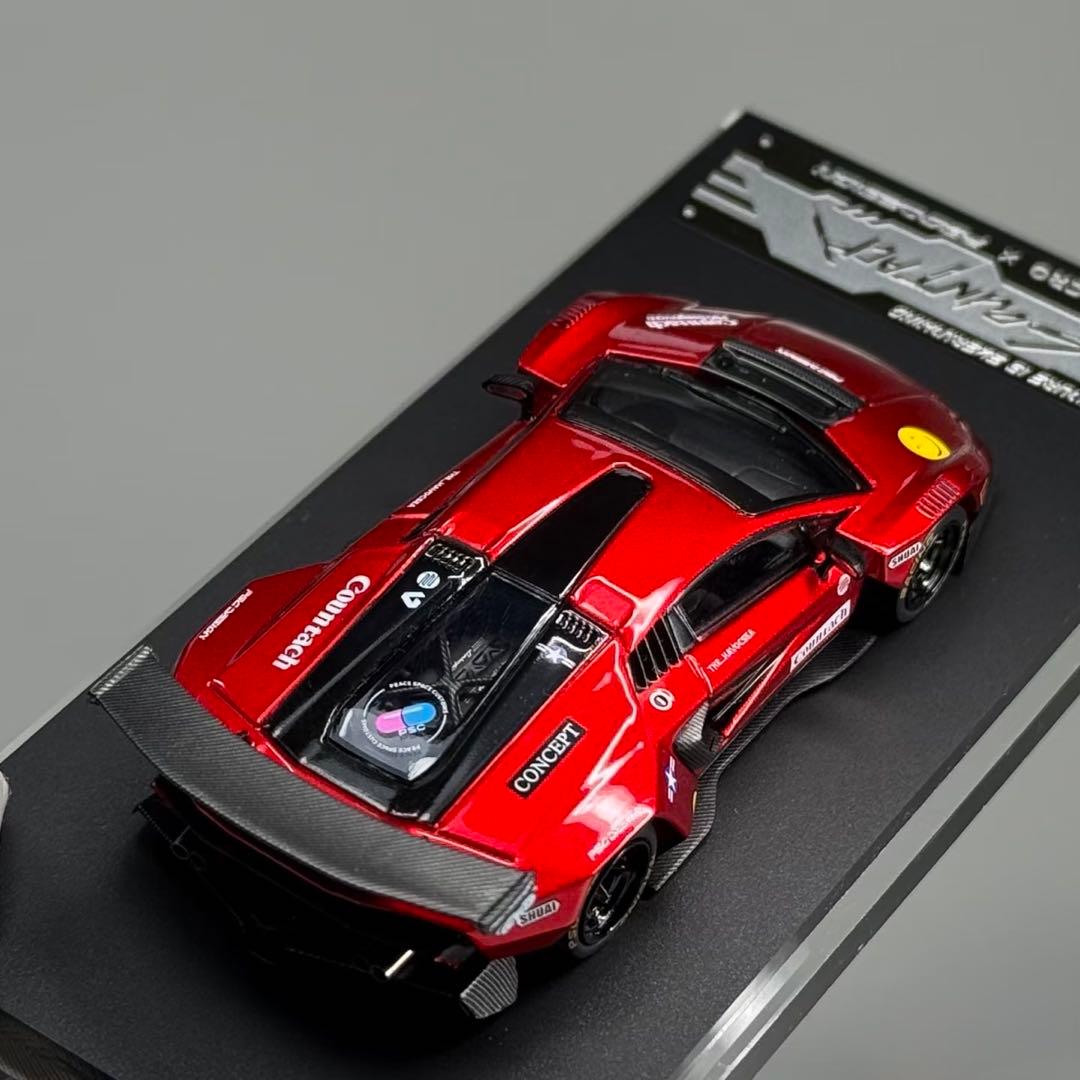 TIMEMICRO 1/64 ランボルギーニ カウンタック レッド 未開封