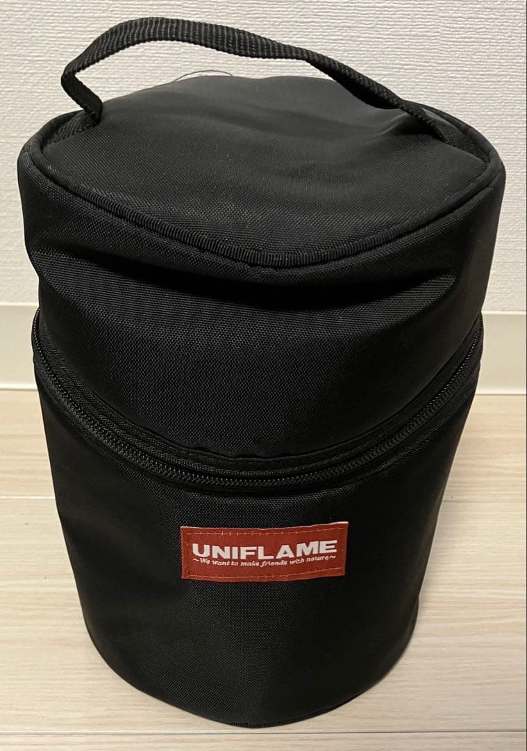 UNIFLAME UL-X ガスランタン 専用ケース、純正ガス缶3本付き