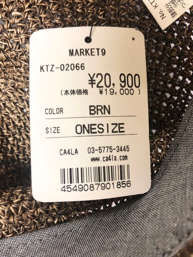 CA4LA カシラ　KTZ02066 リボンハット　新品