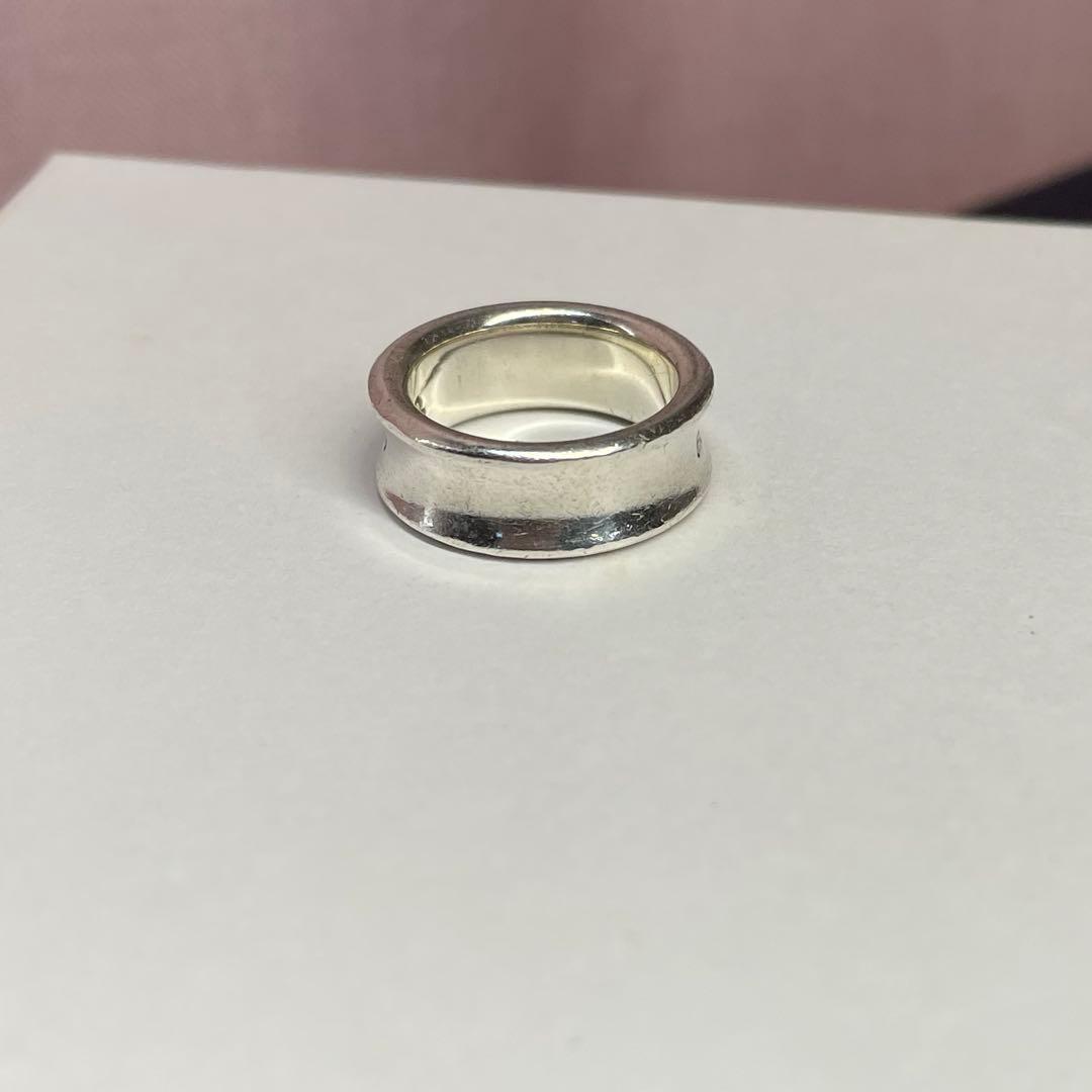 値下げ可能‼️【中古】ティファニーリング1837 ナローシルバー925約7号