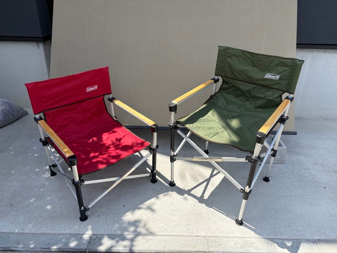 Coleman 2way champing chair レッド