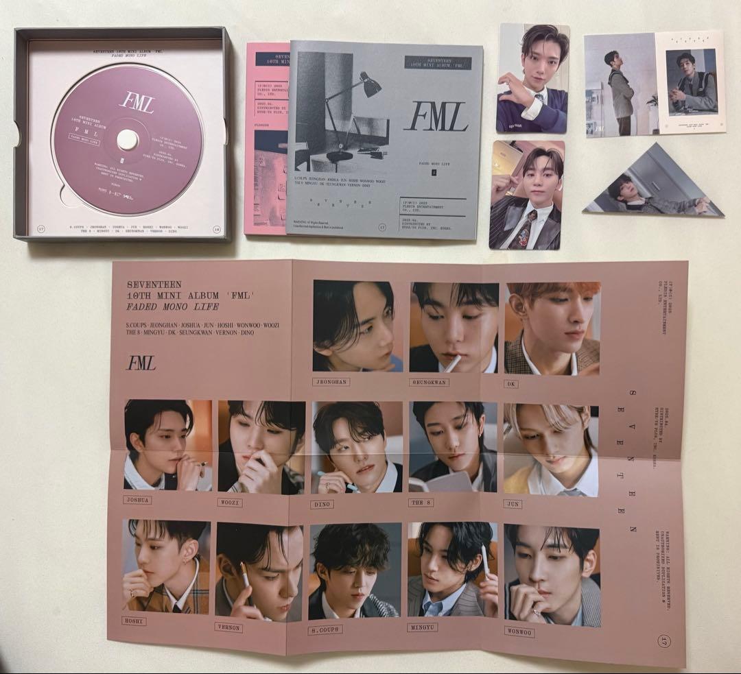 セブチ FML 10th Mini Album (1.2.3.Carat盤）