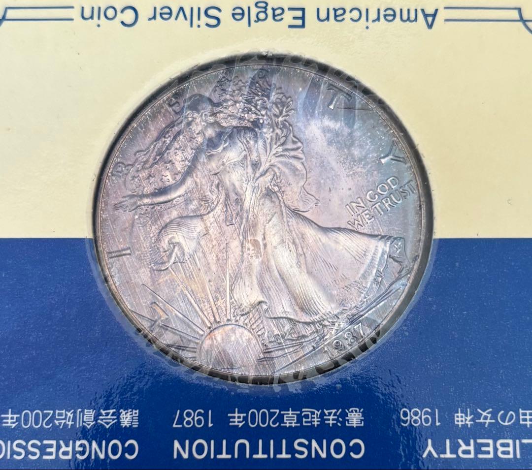 American Eagle Silver Coin 1987年