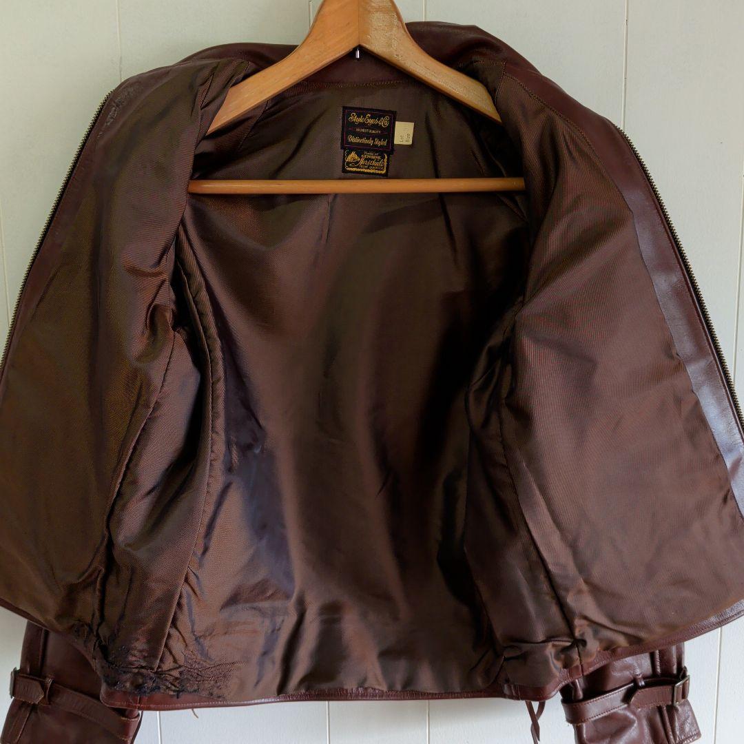 ジャケット・アウター style eyes M86101 leather jacket 36