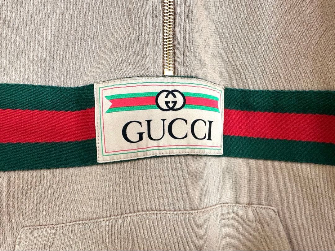 Xmas限定♪人気♪GUCCI パーカー XXS ウェブライン フーディ 正規品